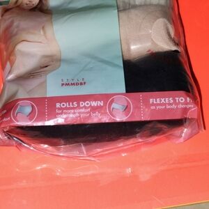 Playtex Black and Beige Maternity Leggings